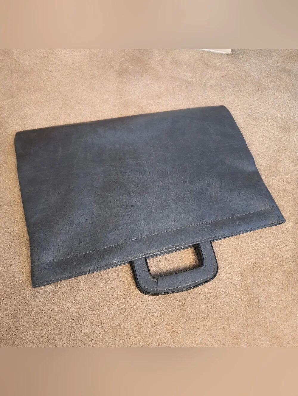Cambridge Gray Portfolio   Side Zipper Pocket ,Retractable Handles